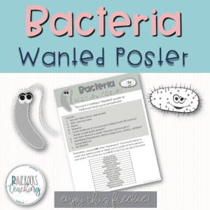 wanted poster for bacteria