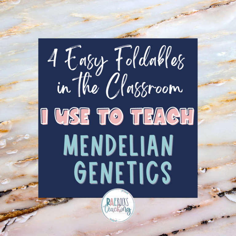 4 Easy Foldables in the Classroom I Use to Teach Mendelian Genetics ...