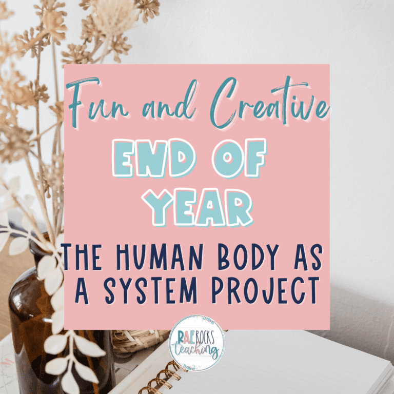 Fun and Creative End of Year The Human Body As A System Project - Rae ...
