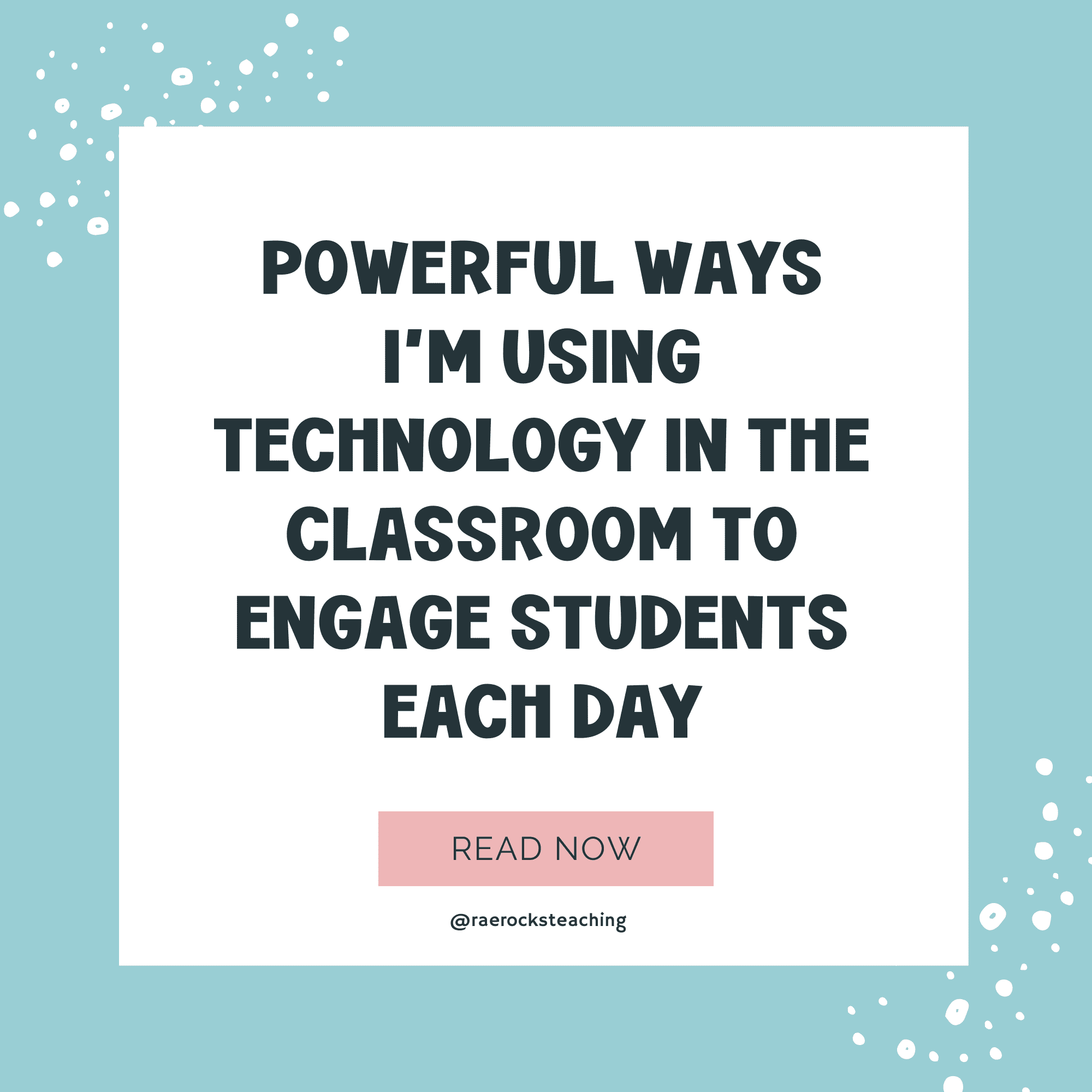 Powerful Ways I'm Using Technology in the Classroom to Engage Students ...
